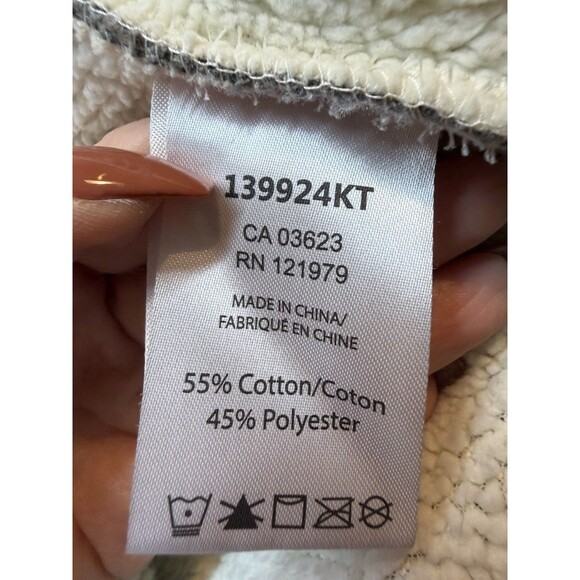 Projek Raw Still Human Zip Up Hoodie Men’s L Gray Cruelty Free Warm Cozy - Picture 10 of 11